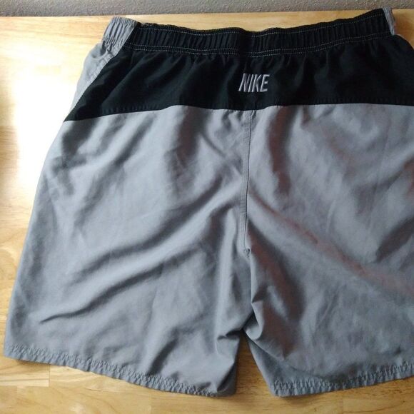 Vintage 90s Nike Small Swoosh Spell Out Wind Shorts Athletic - Picture 4 of 7